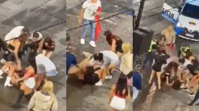 Neuquén: la pelea entre mujeres que terminó en una batalla campal en plena avenida