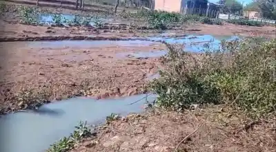A una cuadra de la tragedia, un desborde cloacal mantiene en vilo a Rivadavia Banda Sur