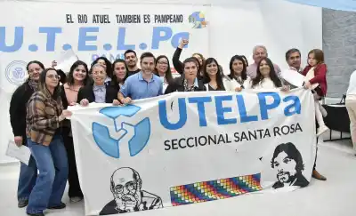 La nueva conducción de Utelpa asumió con un contundente respaldo de los docentes