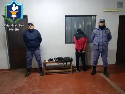 Robó en una casa de San Martín y terminó detenido: qué recuperaron
