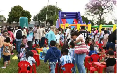 La Plaza de los Niños se llenó de juegos: así festejaron el Mes de la Niñez en Resistencia
