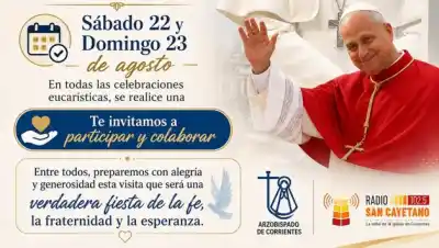 Colecta Nacional Imperada: la Iglesia convoca a los fieles a colaborar con la visita del Papa León XIV