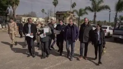 Inspección judicial en Colón: el juez federal observó el lugar donde se levantaría la planta de HIF Global