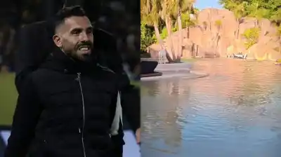 La visita secreta de Evra y Park Ji-sung a la mansión de Tévez: el lujo y los tesoros que dejaron al descubierto