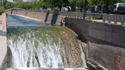 La fuga por el canal que terminó en arresto: el insólito escape que captaron las cámaras