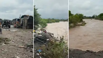 El río Salí se traga dos casas más en Las Piedritas y la amenaza no cesa