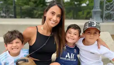 La tierna postal de Ciro Messi que emocionó a Antonela Roccuzzo: un detalle en las camisetas lo dice todo