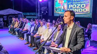 Pozo Hondo celebró sus 137 años con un mensaje del Gobierno: “Avances en tiempos de adversidad”