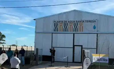 Inauguraron en Santa Teresa una planta de agua tratada con una inversión de $200 millones