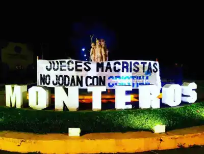 El apoyo a Cristina llegó a Monteros: “Pintadas en todo el país”