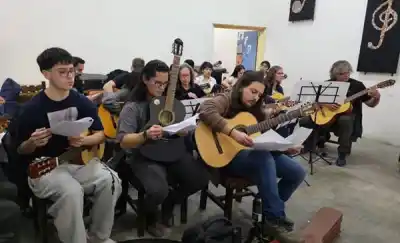 Guitarristas del Sur: la clínica que reunió a músicos de cuatro provincias en Trelew