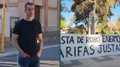Tensión en Belén: vecinos echan a un diputado de su protesta contra las tarifas