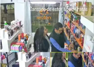 Harta de los robos: comerciante de Corrientes expuso en las redes a una pareja de ladrones