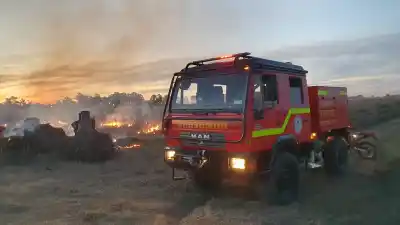 Incendio en un descampado de General Pico: ¿quiénes lo habrían provocado?