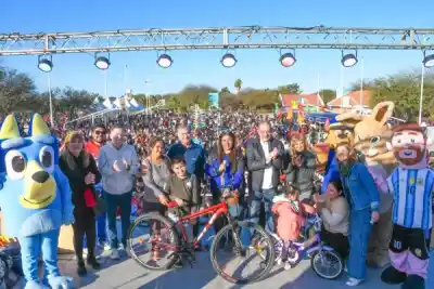 El Parque Sur estalló de alegría: así se vivió el festejo por el Día de la Niñez