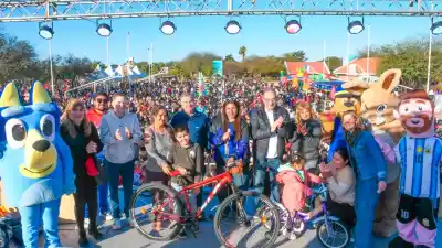 El Parque Sur explotó de alegría: así se vivió el festejo por el Día de la Niñez