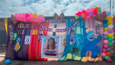 Día del Niño en General Paz: la emoción de recordar a Thania Santillán