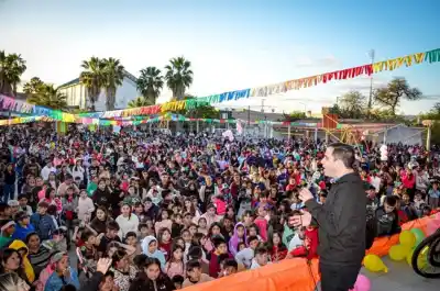 Más de 3.000 niños de Clodomira, San Javier y María Elena celebraron su día con una fiesta inolvidable
