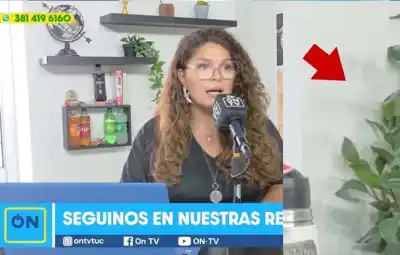 El momento en vivo: la conductora tucumana que sintió el temblor y lo anunció al instante