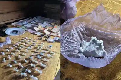 Lo que escondía la casa allanada por un robo en Concordia: drogas, dinero y seis celulares