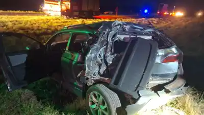 Impactante choque en cadena en la Ruta 5: dos heridos trasladados de urgencia