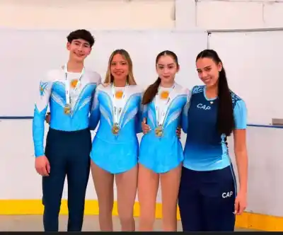 El patín de Roca brilló en Brasil: tres campeones sudamericanos salieron de Italia Unida