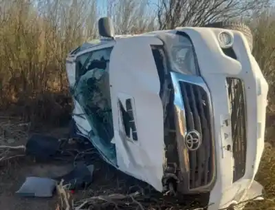 El hallazgo que sorprendió a los policías tras el vuelco en la Ruta 141