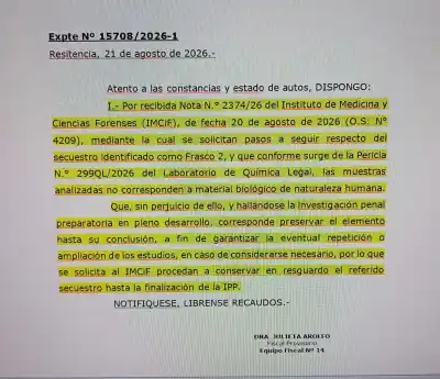 Caso Axel: la fiscal ordena conservar vísceras que no son humanas y la causa toma un giro inesperado