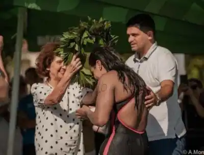 Mayte Puca volvió a hacer historia en aguas abiertas y sueña con el podio general