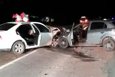 Un herido del choque en Ruta 135 fue trasladado en avión sanitario a Buenos Aires