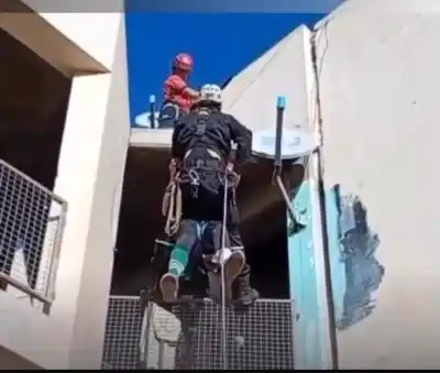 El misterioso rescate en los techos de Rivadavia que mantuvo en vilo a todo un barrio