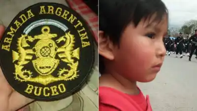El gesto de un héroe de Malvinas que nadie esperaba: regaló su parche a un niño en el desfile