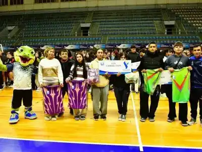 Vóley Sub 16: así fue la presentación de la primera final provincial de los Juegos Evita