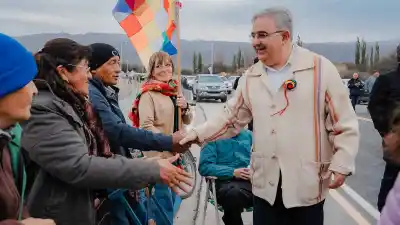 El puente más largo de Catamarca: la obra que Jalil inauguró con un mensaje a los que critican