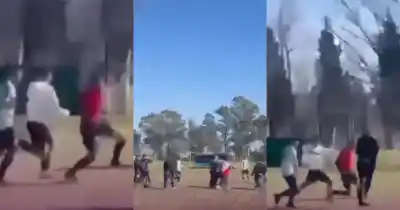 Un árbitro de 17 años terminó golpeado y amenazado de muerte en un partido juvenil en Fisherton
