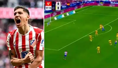 Un tucumano en Madrid: El golazo de Nahuel Molina que dejó sin palabras al fútbol español