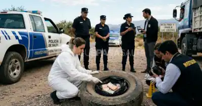 El millonario hallazgo en un neumático que destapó la maniobra de tres policías en Salta