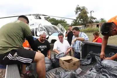 Helicóptero sobre el sur tucumano: el dramático rescate que el ministro de Salud lideró entre las aguas