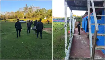 Gresca en el clásico de Santo Pipó: el árbitro lo suspendió y el caso irá al Tribunal de Penas