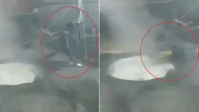 Cayó en un caldero de agua hirviendo y la desesperación de sus compañeros quedó grabada