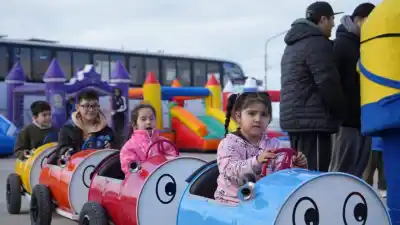 Caleta Olivia celebró el Día de la Niñez con una jornada que paralizó el Complejo Deportivo