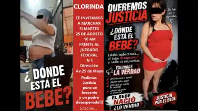 Desesperación en Clorinda: marcha para hallar a un bebé desaparecido