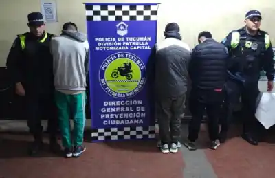 Atrapados en plena huida: así cayó la banda que asaltó a dos tucumanos en el Parque Guillermina