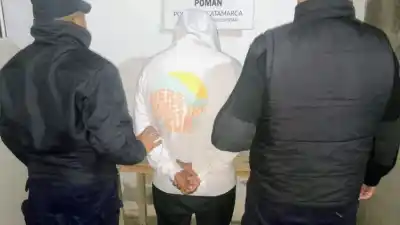 Un llamado al 911 terminó con un joven detenido en Pomán: qué pasó
