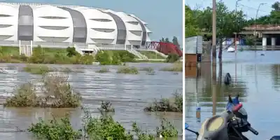 Emergencia en Santiago: El río Dulce avanza y amenaza con una postal histórica