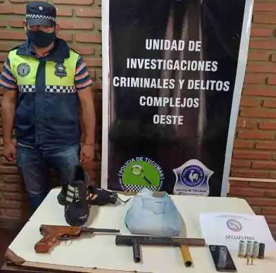 Por un robo en Villa Quinteros secuestran droga, armas y una motocicleta
