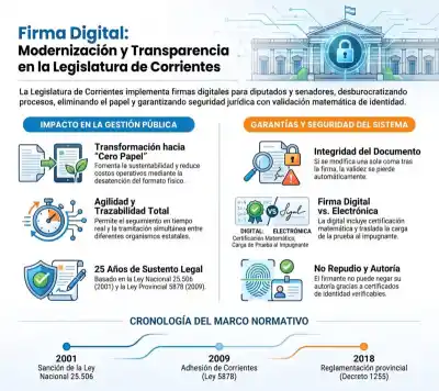 La Legislatura correntina avanza hacia el cero papel: así funciona la firma digital que ya usan los legisladores