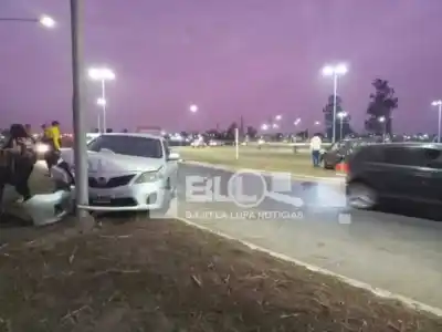 Una monteriza se accidentó con su auto en Concepción