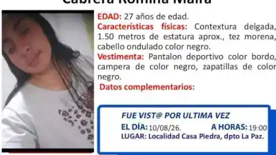 El misterio de Maira Cabrera: 13 días sin respuestas y una fuga que complica la causa