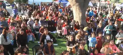La plaza que se llenó de risas: así celebró Capital el Día del Niño